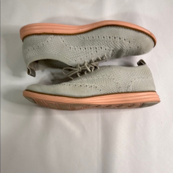 Cole Haan Gray and Pink Flats with Sophisticated Style - Picture 6 of 8